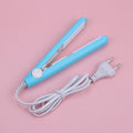 1PC New Curling Iron Mini Hair Iron Pink Corrugated Plate Electric Curling Iron Hair Art Styling Tools